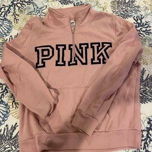 Pink VS crew neck